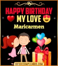 GIF Happy Birthday Love Kiss gif Maricarmen